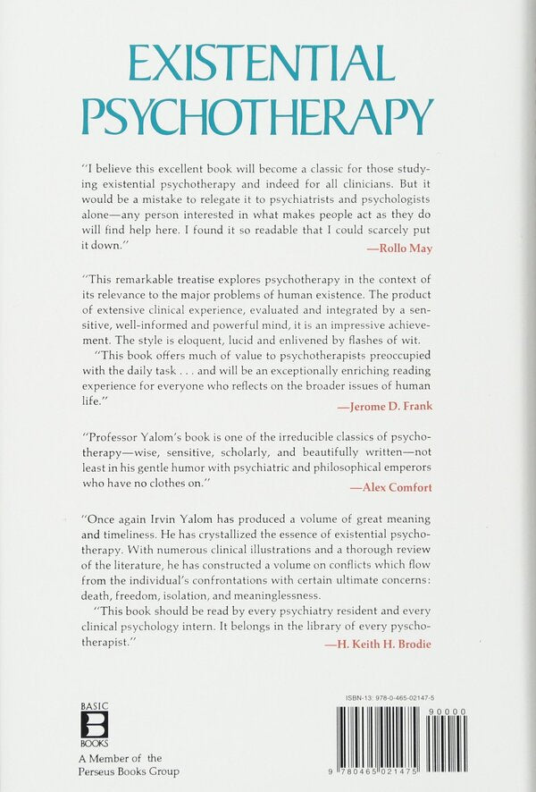 Existential Psychotherapy / Existential Psychotherapy Ирвин Ялом 9780465021475-3