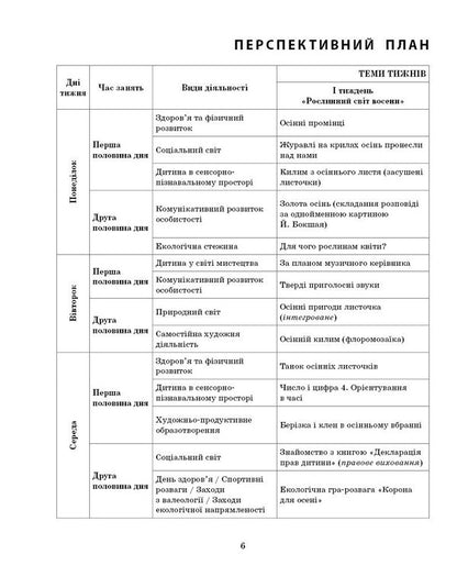 Expanded Calendar Plan. November. Older Age / Розгорнутий календарний план. Листопад. Старший вік Svetlana Vaja / Svetlana Vange 9786170992581-3