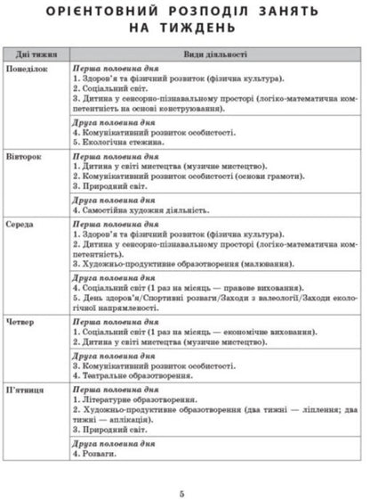 Expanded calendar plan. September. Older age / Розгорнутий календарний план. Вересень. Старший вік Светлана Ванжа, Т. Федюшина 9786170973955-5