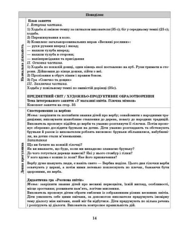 Expanded calendar plan. The younger age. April / Розгорнутий календарний план. Молодший вік. Квітень Светлана Ванжа 9786170987174-6