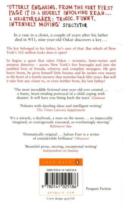 Extremely Loud And Incredibly Close Jonathan Safran Foer / Джонатан Сафран Фоер 9780141025186-2