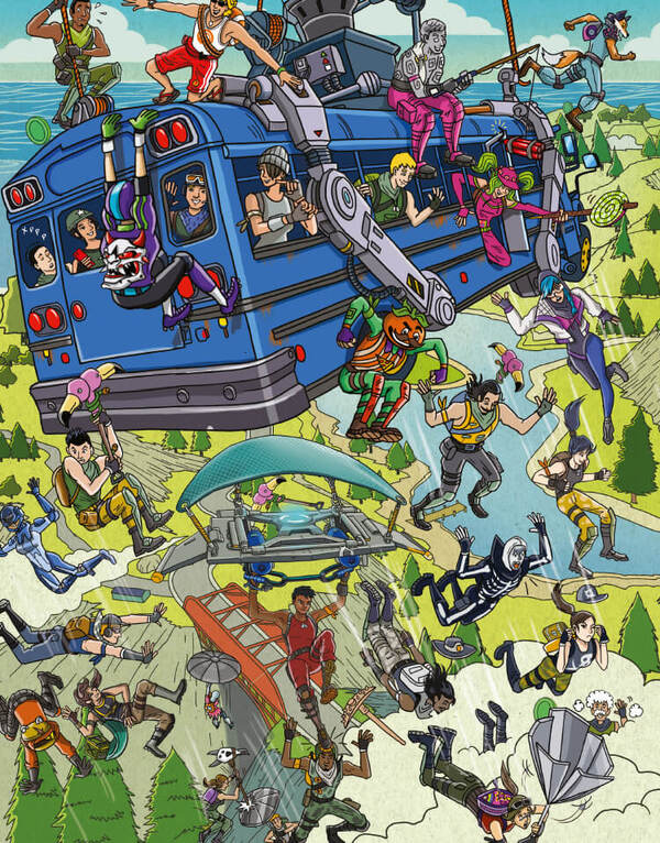 FORTNITE Official. Where did Jonesy go? Search and find / FORTNITE Official. Куди подівся Джонсі? Шукай і знаходь  9786177940806-4