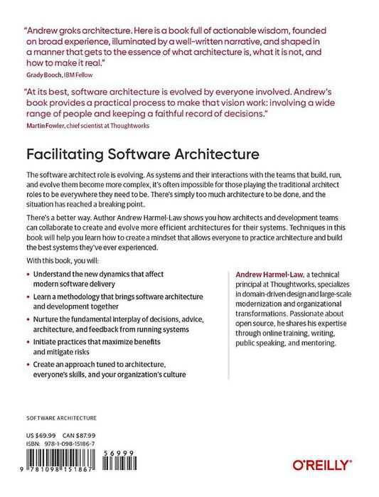 Facilitating Software Architecture Andrew Harmeel Law / Эндрю Хармел-Лоу 9781098151867-2