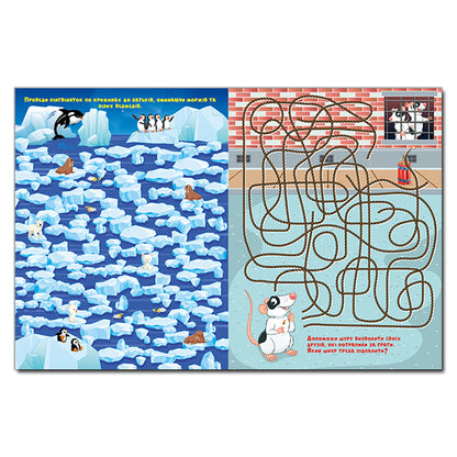 Fairytale Labyrinths For Children / Казкові лабіринти для дітей / Author not specified 9786175363133-4