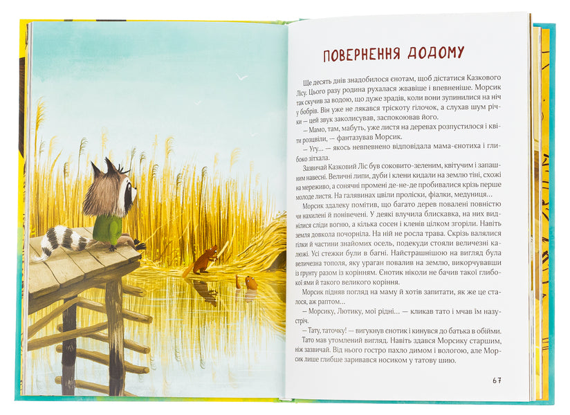 Fairytale forest. Adventures of raccoons / Казковий ліс. Пригоди єнотів-бешкетників Юлия Олефир 978-617-614-416-8-5