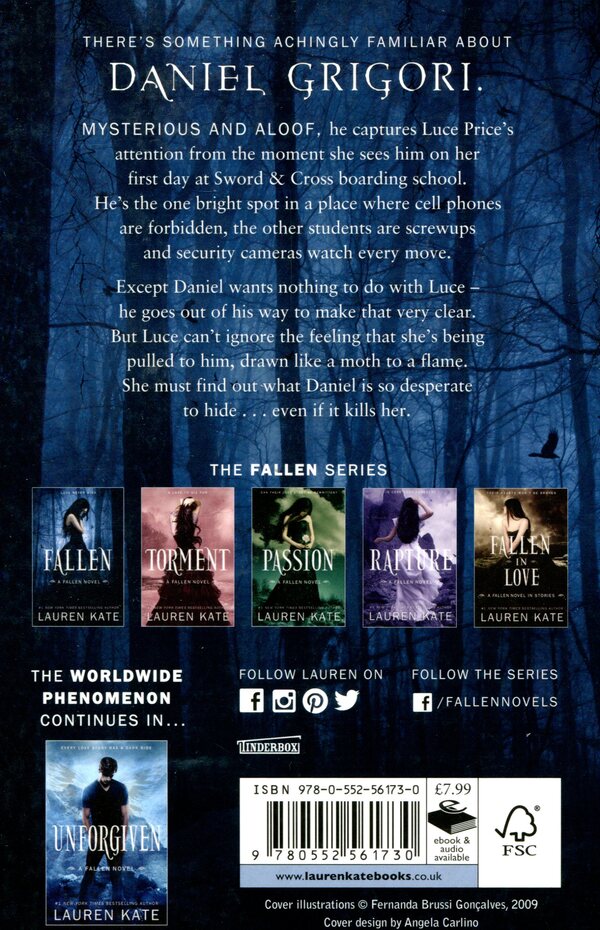 Fallen Lauren Kate / Лорен Кейт 9780552561730-2