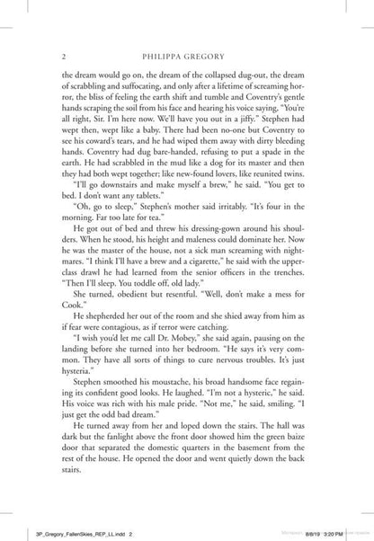 Fallen Skies / Fallen Skies Филиппа Грегори 9780007233069-4