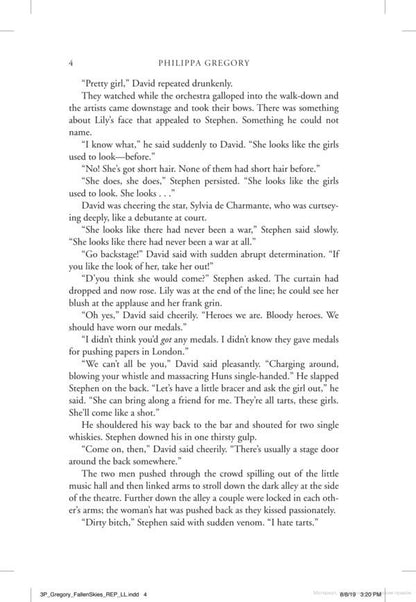 Fallen Skies / Fallen Skies Филиппа Грегори 9780007233069-6