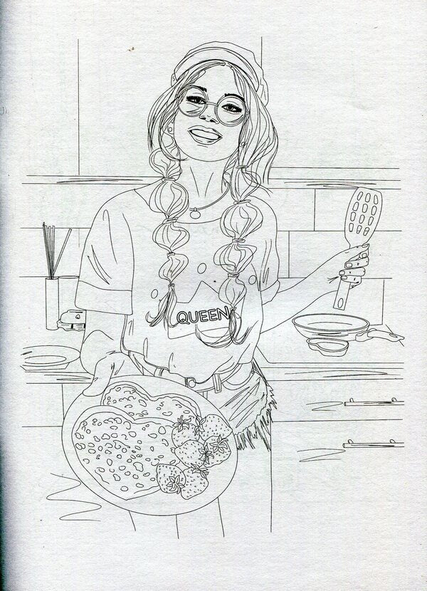 Fashion girl. Coloring book for girls / Fashion girl. Розмальовка для дівчат  978-617-78650-8-6-3