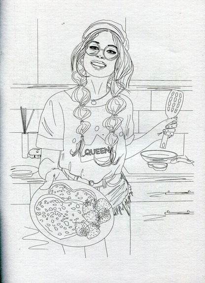 Fashion girl. Coloring book for girls / Fashion girl. Розмальовка для дівчат  978-617-78650-8-6-3