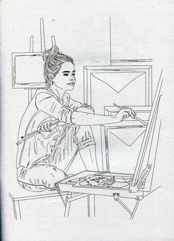 Fashion girl. Coloring book for girls / Fashion girl. Розмальовка для дівчат  978-617-78650-8-6-4