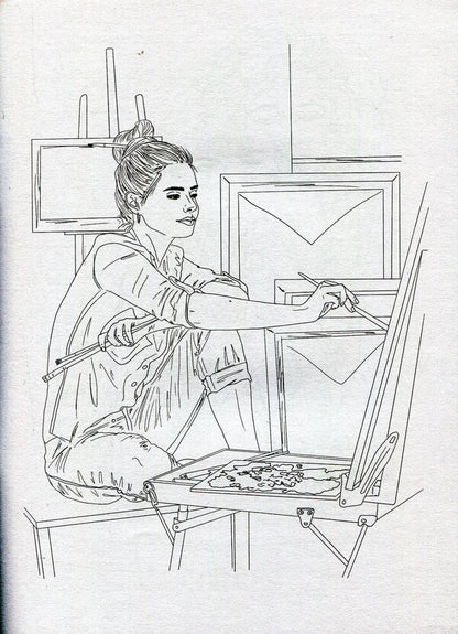 Fashion girl. Coloring book for girls / Fashion girl. Розмальовка для дівчат  978-617-78650-8-6-4