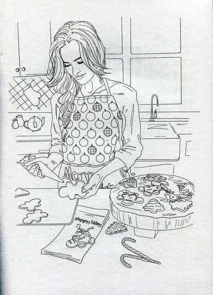 Fashion girl. Coloring book for girls / Fashion girl. Розмальовка для дівчат  978-617-78650-8-6-6