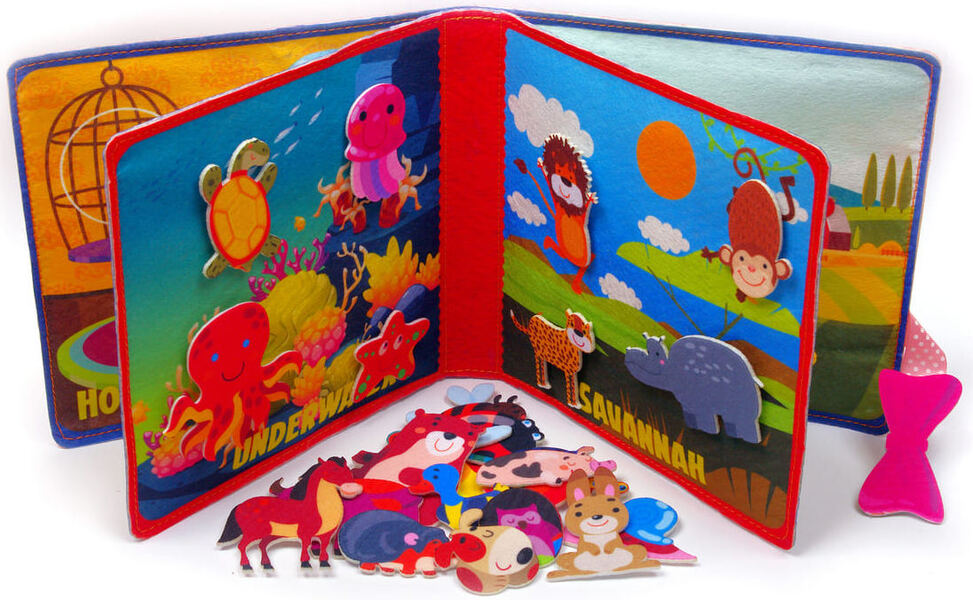 Felt Book “Who Is Alive?” / Author not specified 9789664403976-3