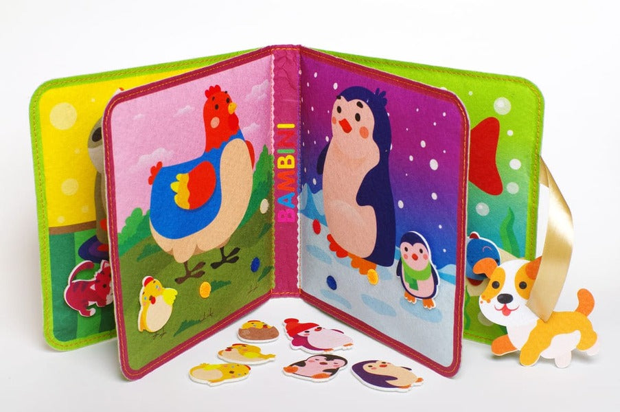 Felt book with Velcro 'Smart kid' / Фетрова книга з липучками 'Розумний малюк'  9789664403969-4