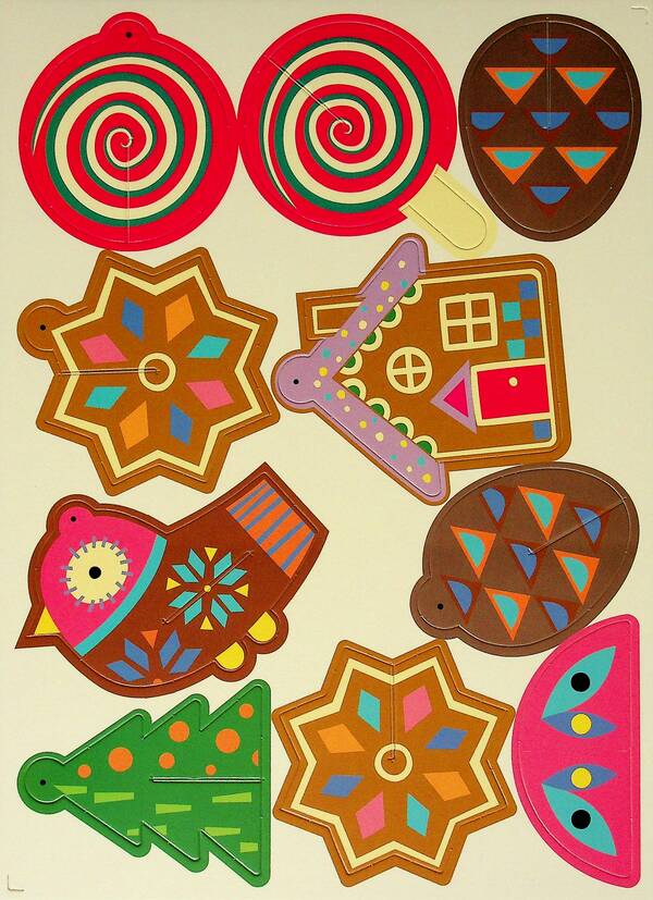 Festive Decorations. Advent Calendar / Святкові прикраси. Адвент-календар Natalia Koval / Наталія Коваль 9789667616175-6