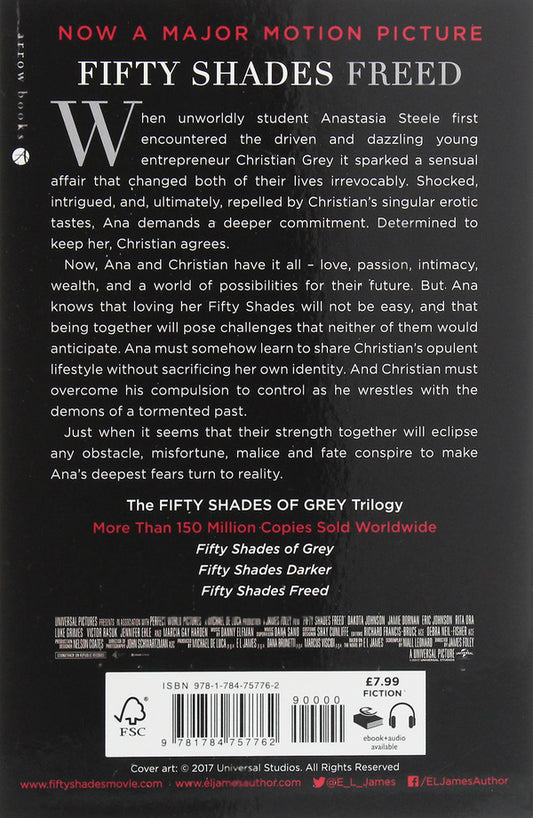 Fifty Shades Freed (Film Tie-In) / Fifty Shades Freed (Film Tie-In) Э Л Джеймс 978-1-784-75776-2-2