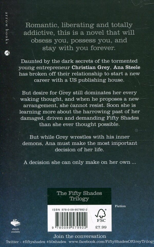 Fifty Shades Trilogy. Book 2. Fifty Shades Darker / Fifty Shades Trilogy. Book 2. Fifty Shades Darker Э Л Джеймс 9780099579922-2