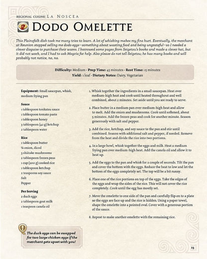 Final Fantasy XIV. The Official Cookbook Victoria Rosenthal / Виктория Розенталь 9781789099690-3