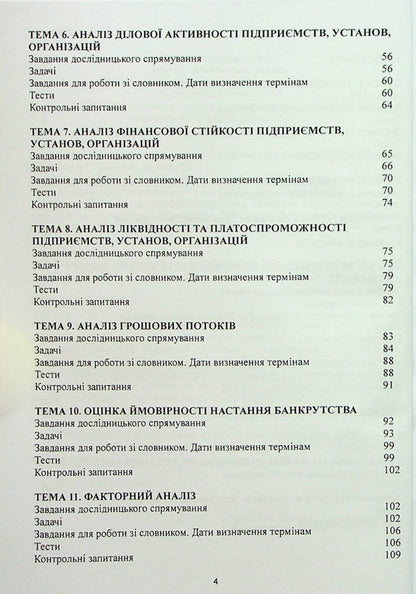 Financial analysis. Practicum / Фінансовий аналіз. Практикум О. Чубка 978-617-8244-49-1-3