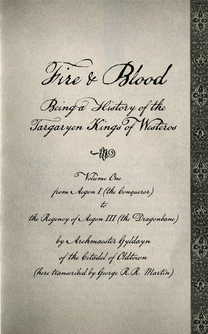 Fire And Blood George R. R. Martin / Джордж Р. Р. Мартин 9780008402785-4
