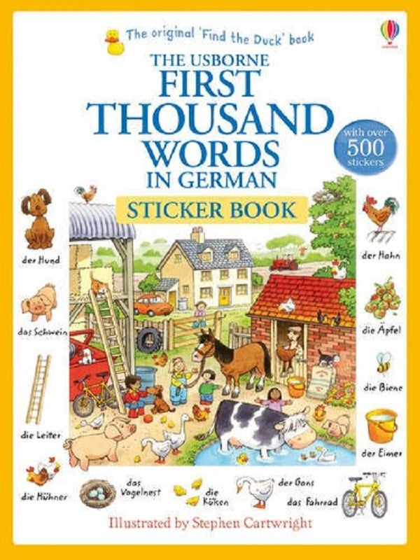 First 1000 Words in German. Sticker Book / First 1000 Words in German. Sticker Book  9781409580249-1