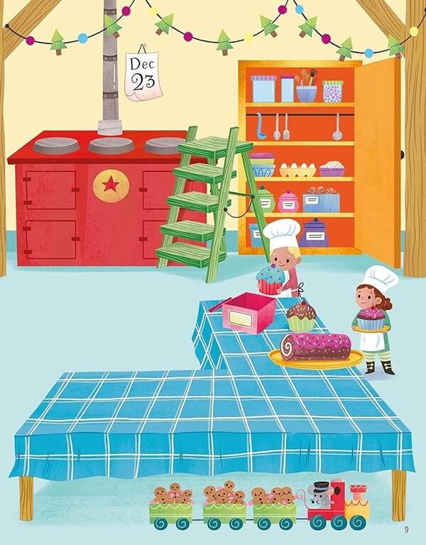 First Sticker Book. Christmas Alice Beecham / Элис Бичем 9781803701301-5