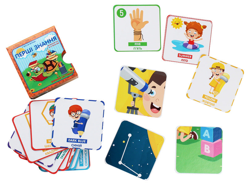 First knowledge. Set of cards / Перші знання. Набір карток  978-617-7964-03-1-4
