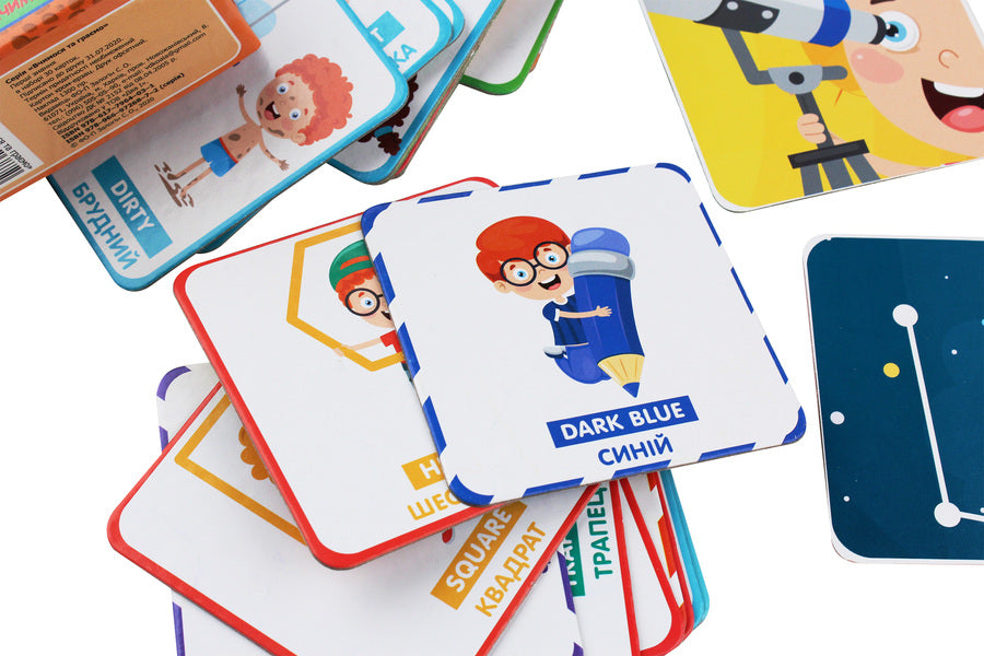 First knowledge. Set of cards / Перші знання. Набір карток  978-617-7964-03-1-5