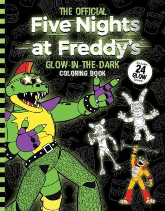 Five Nights At Freddy's Glow In The Dark Coloring Book Scott Cawthon / Скотт Коутон 9781339046969-1