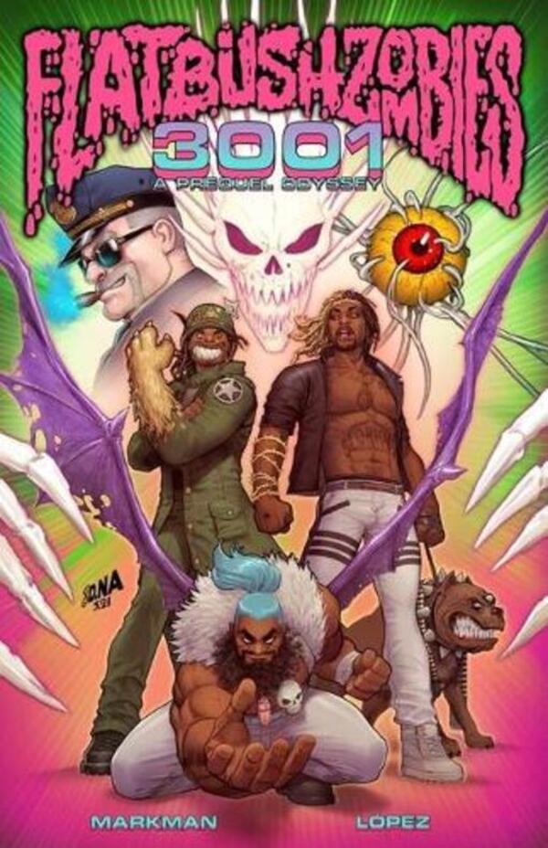 Flatbush Zombies - 3001: A Prequel Odyssey Flatbush Zombies, Rob Markman, Z2 Comics / Флэтбуш Зомбис, Роб Маркман, Z2 Comics 9781940878812-1