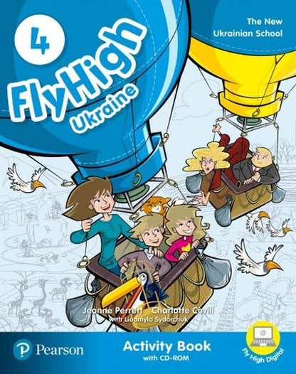 Fly High 4 (Set Of 2 Books) Jeanne Perrett, Charlotte Koville, Lyudmila Sidorchuk / Жанна Перретт, Шарлотта Ковилл, Людмила Сидорчук 9788378827313,9788378827337-3