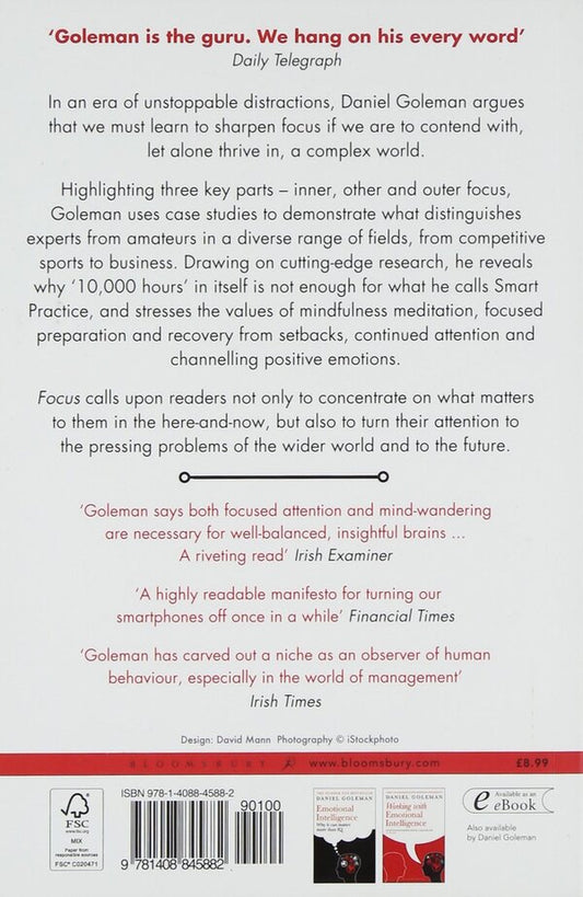 Focus. The Hidden Driver Of Excellence Daniel Goleman / Дэниел Гоулман 9781408845882-2