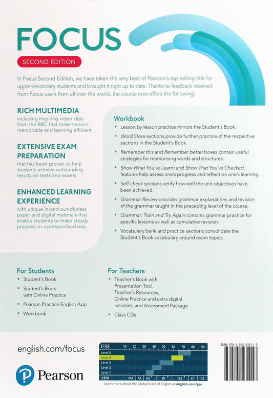 Focus 4 Workbook Bartosz Michalowski, Beata Trapnell, Patricia Reilly, Danielle Brayshaw / Бартош Михаловский, Беата Трапнелл, Патриция Рейли, Даниэль Брейшоу 9781292234113-2