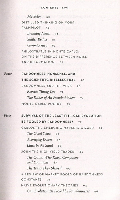 Fooled by Randomness. The Hidden Role of Chance in Life and in the Markets / Fooled by Randomness. The Hidden Role of Chance in Life and in the Markets Нассим Николас Талеб 9780141031484-5