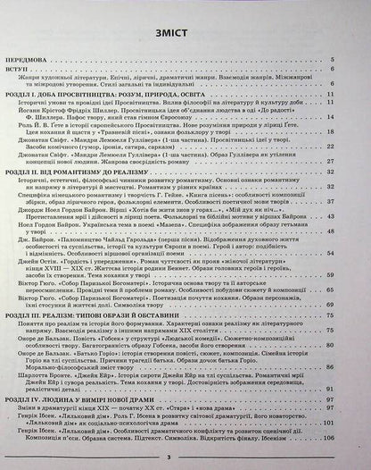 Foreign literature. 9th grade (according to the program of O.M. Nikolenko, O.O. Isaeva, etc.) / Зарубіжна література. 9 клас (за програмою Ніколенко О.М., Ісаєва О. О. та ін.) Галина Фефилова, Марина Коновалова 978-617-00-3950-7-4