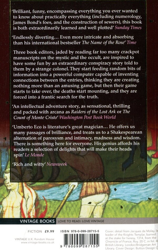 Foucault's Pendulum / Foucault's Pendulum Умберто Эко 9780099287155-2