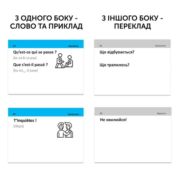 French On Daily (105 Cards) / Французька на щодень (105 карток) / Author not specified 9786177702985-3