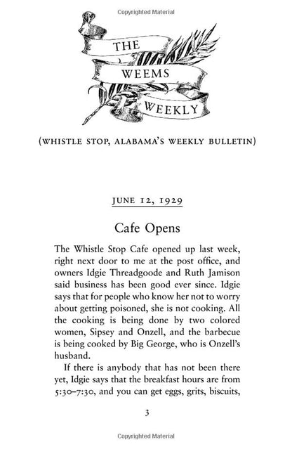 Fried Green Tomatoes At The Whistle Stop Cafe / Fried Green Tomatoes At The Whistle Stop Cafe Фэнни Флэгг 9780099143710-3