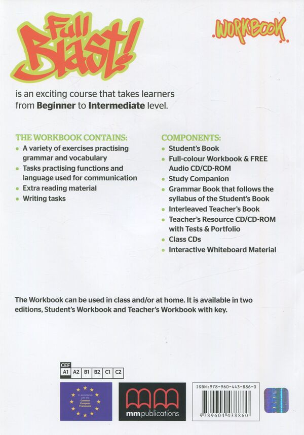 Full Blast! 2.Workbook / Full Blast! 2. Workbook Эстер Войджицки 978-960-443-886-0-2