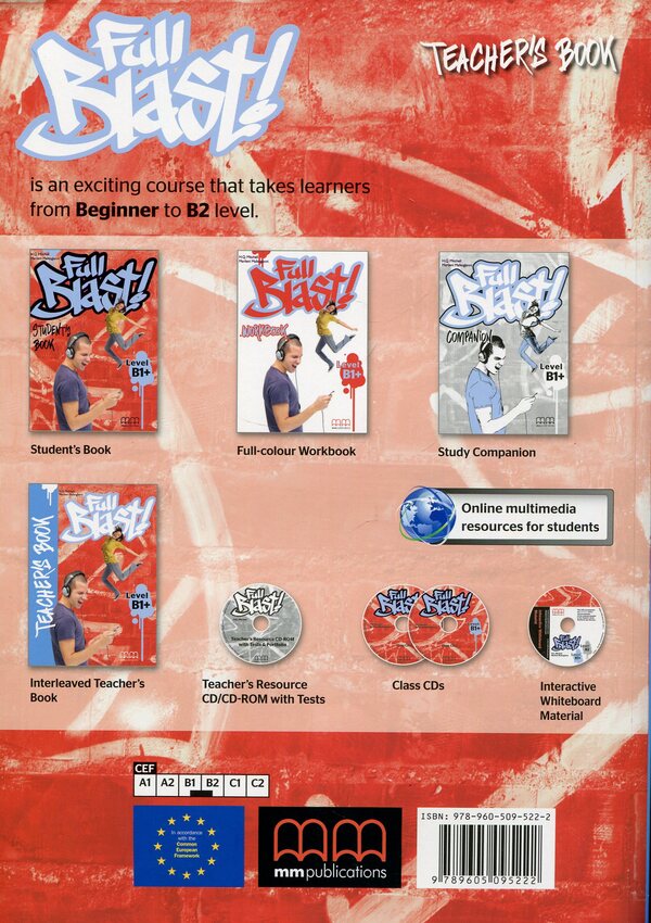 Full Blast! B1+. Teacher's Book Esther Wojcicki, Marileni Malkogianni / Эстер Войджицки, Марилени Малкогианни 9789605095222-2