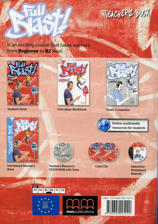Full Blast! B1+. Teacher's Book Esther Wojcicki, Marileni Malkogianni / Эстер Войджицки, Марилени Малкогианни 9789605095222-2