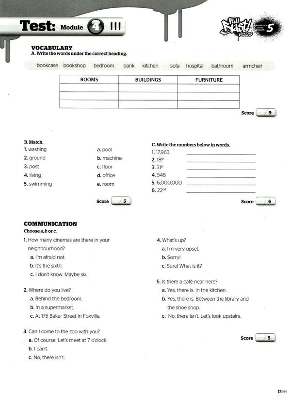 Full Blast Plus 5 Test Book Harald Quinton Mitchell / Гаральд Квинтон Митчелл 9786178103101-4