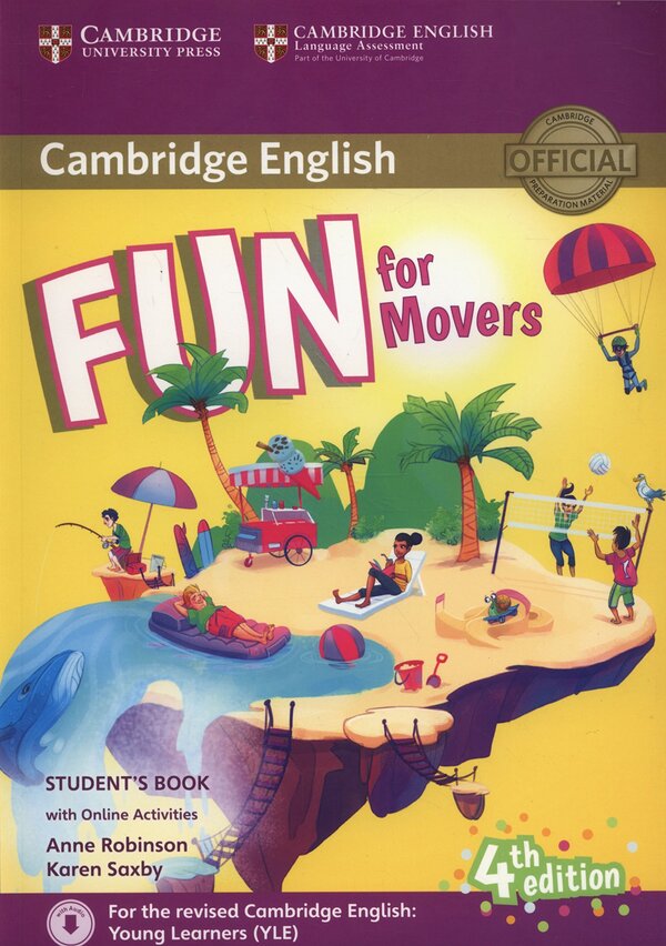 Fun For Movers. Student's Book With Online Activities With Audio Anne Robinson, Karen Saxby / Энн Робинсон, Карен Саксби 9781316631959-1