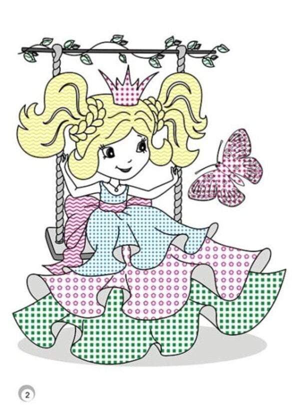 Fun colors. Fairy tale princesses / Веселі кольори. Казкові принцеси  9786170972798-5