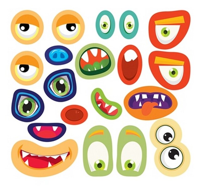 Funny Faces. Monsters / Кумедні мордочки. Монстрики Anastasia Fisyna / Анастасія Фісіна 9786175240878-5
