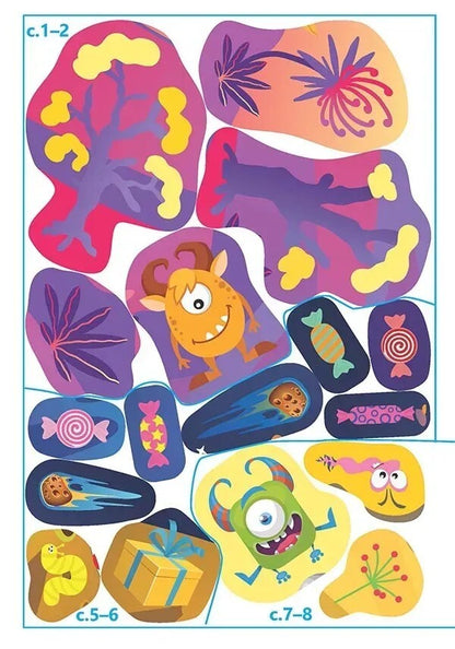Funny Monsters (+ Stickers) / Кумедні чудовиська (+ наліпки) / Author not specified 9789669892461-4