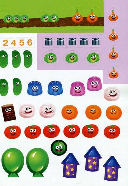 Funny food. Numbers and numbers / Кумедна їжа. Цифри та лічба Ирина Потанина 9789667500566-6