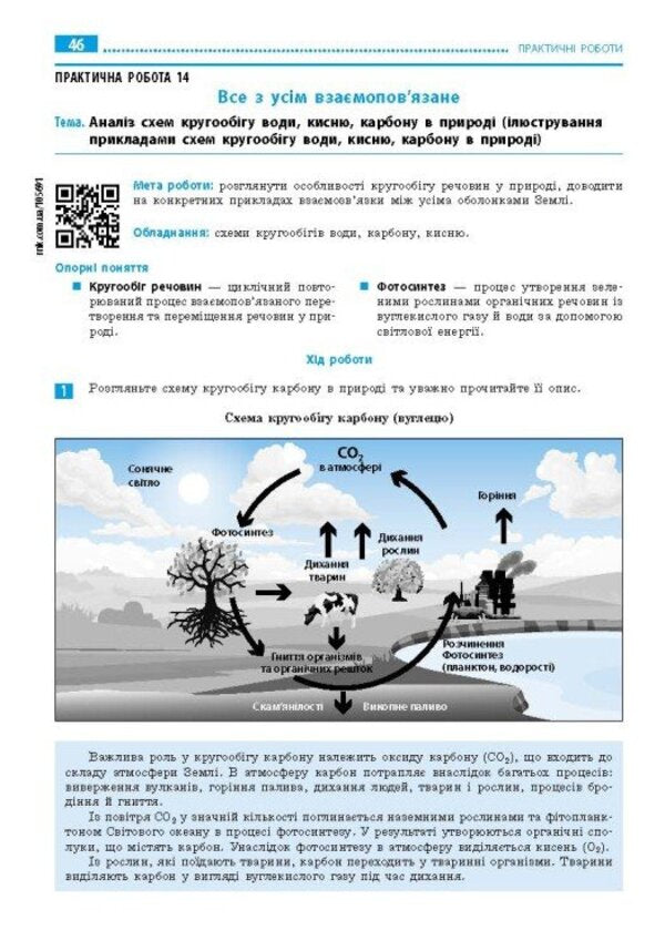 Geography. 6Th Grade Workbook For Practical Works / Географія. 6 клас. Зошит для практичних робіт Alexander Stadnyk, Halyna Dovgan / Александр Стадник, Галина Довгань 9786170990419-6