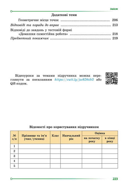 Geometry. Grade 7 / Геометрія. 7 клас Alexander Ister / Олександр Естер 9786178370251-4